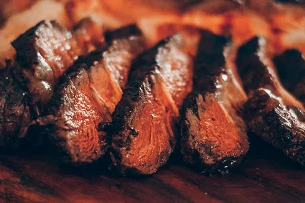 Carn argentina a la brasa a Piola Restaurant Vic